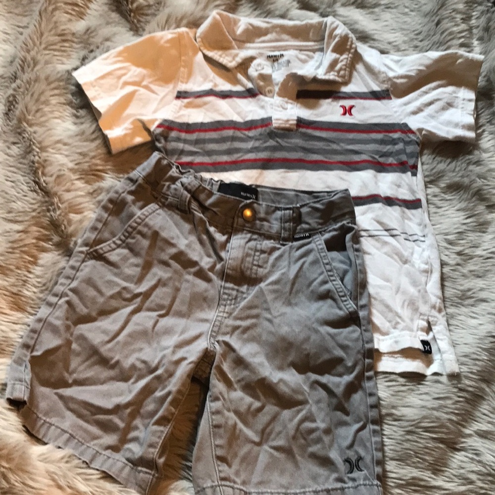 Hurley Boys Polo/Shorts Set